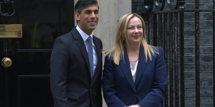 UK and Italy share values on migration, defense and Ukraine, says Prime Minister Rishi Sunak