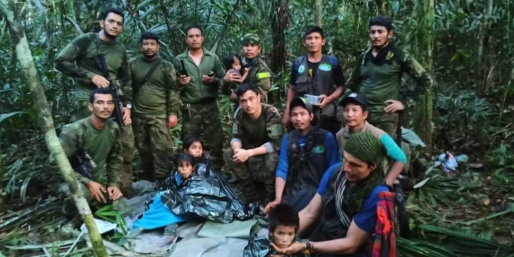 Four Children Rescued Alive After Plane Crash in Colombian Jungle