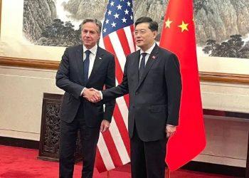 US Secretary of State Antony Blinken Holds Talks with Chinese Officials in Beijing