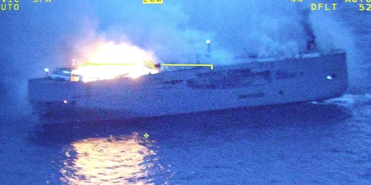 Cargo Ship Fire Leaves Sailor Dead and Sparks Major Salvage Operation off Dutch Coast