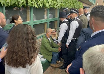 Just Stop Oil Protesters Disrupt Wimbledon Match