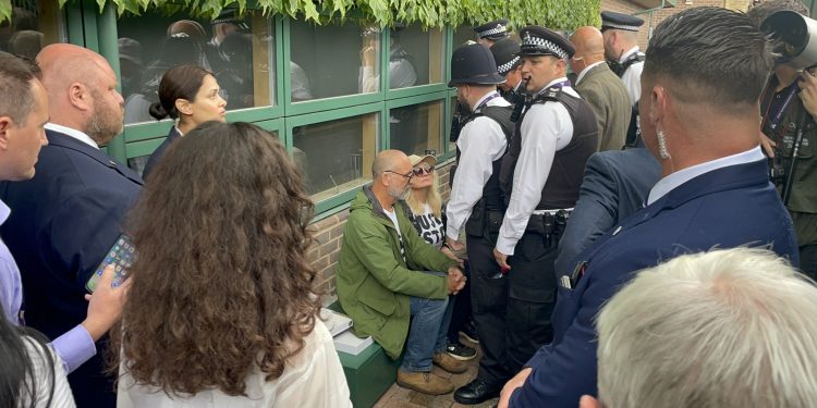 Just Stop Oil Protesters Disrupt Wimbledon Match