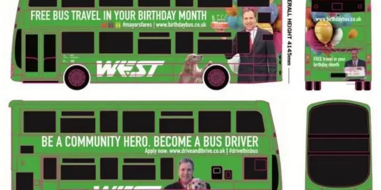 Metro Mayor Dan Norris Criticized for Spending £10,000 on Bus Ad Featuring Himself and His Dog