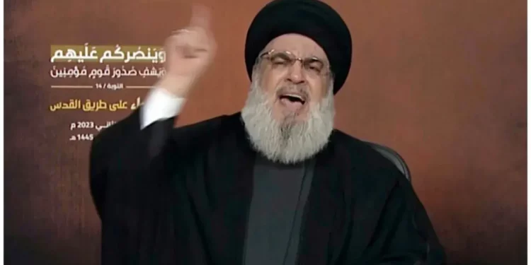 Hezbollah’s Leader Nasrallah Makes Speech in Beirut Amid Rising Israel-Hamas Tensions