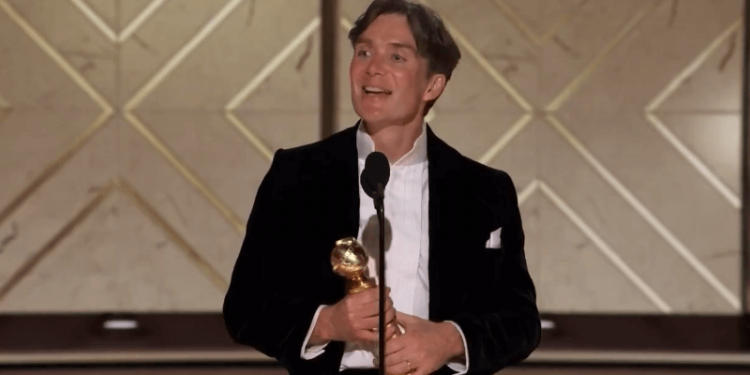 ‘Oppenheimer’ Dominates Golden Globe Awards with Five Wins