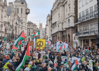 Large Pro-Palestinian March in London Calls for Ceasefire in Gaza