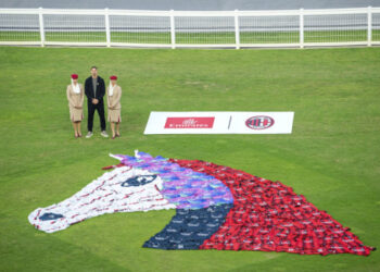 AC Milan and Emirates Celebrate Partnership at Dubai World Cup with Creative Art Display